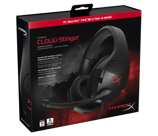 HyperX Cloud Stinger Headset (czarne) - 325790 - zdjęcie 6